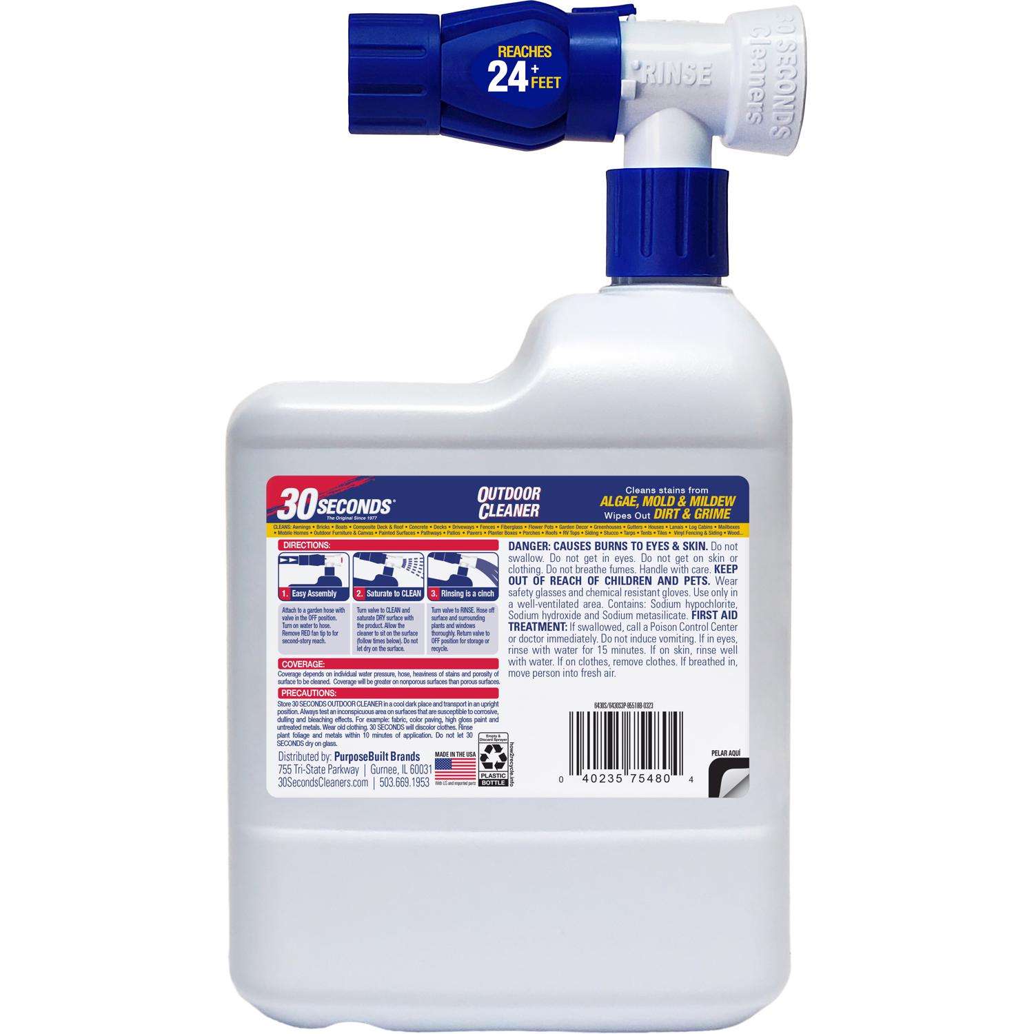 30 Seconds Outdoor Cleaner Concentrate 64 oz - Ace Hardware