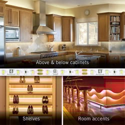 Armacost Lighting RibbonFlex Pro+ 16.4 ft. L Soft Bright White LED Strip Tape Light Kit 1 pk