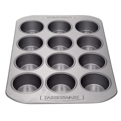 Farberware Muffin Pan Gray 1 pc