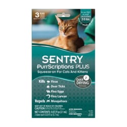 Sentry Purrscriptions Plus Liquid Cat Flea Treatment Etofenprox 0.024 oz
