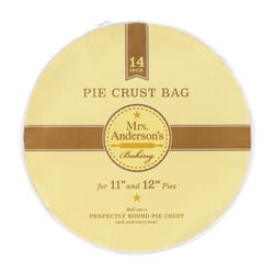 Mrs. Anderson's Baking Baking 14 in. L Pie Crust Bag White