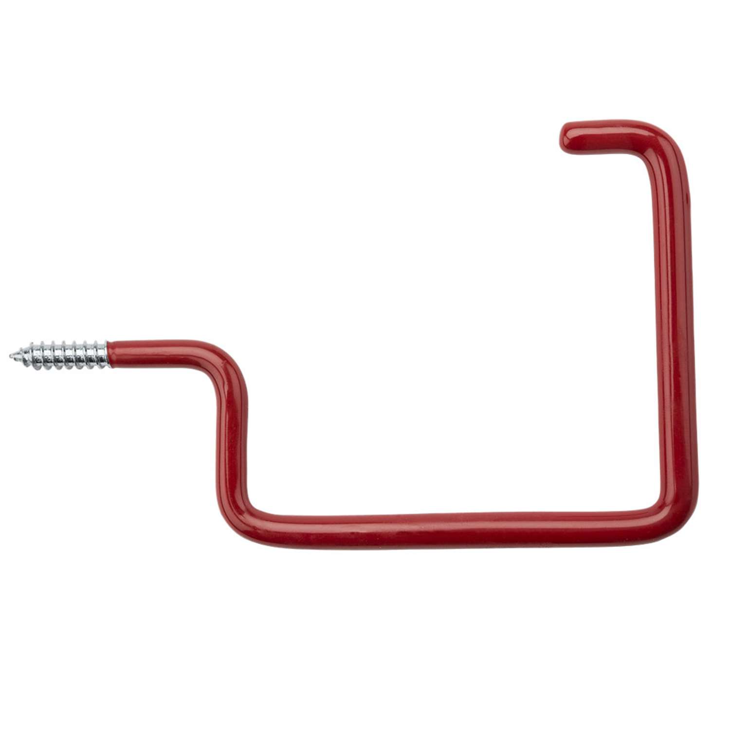 National Hardware Vinyl Coated Red Steel 73/16 in. Large Storage Screw Hook 2 pk Ace Hardware