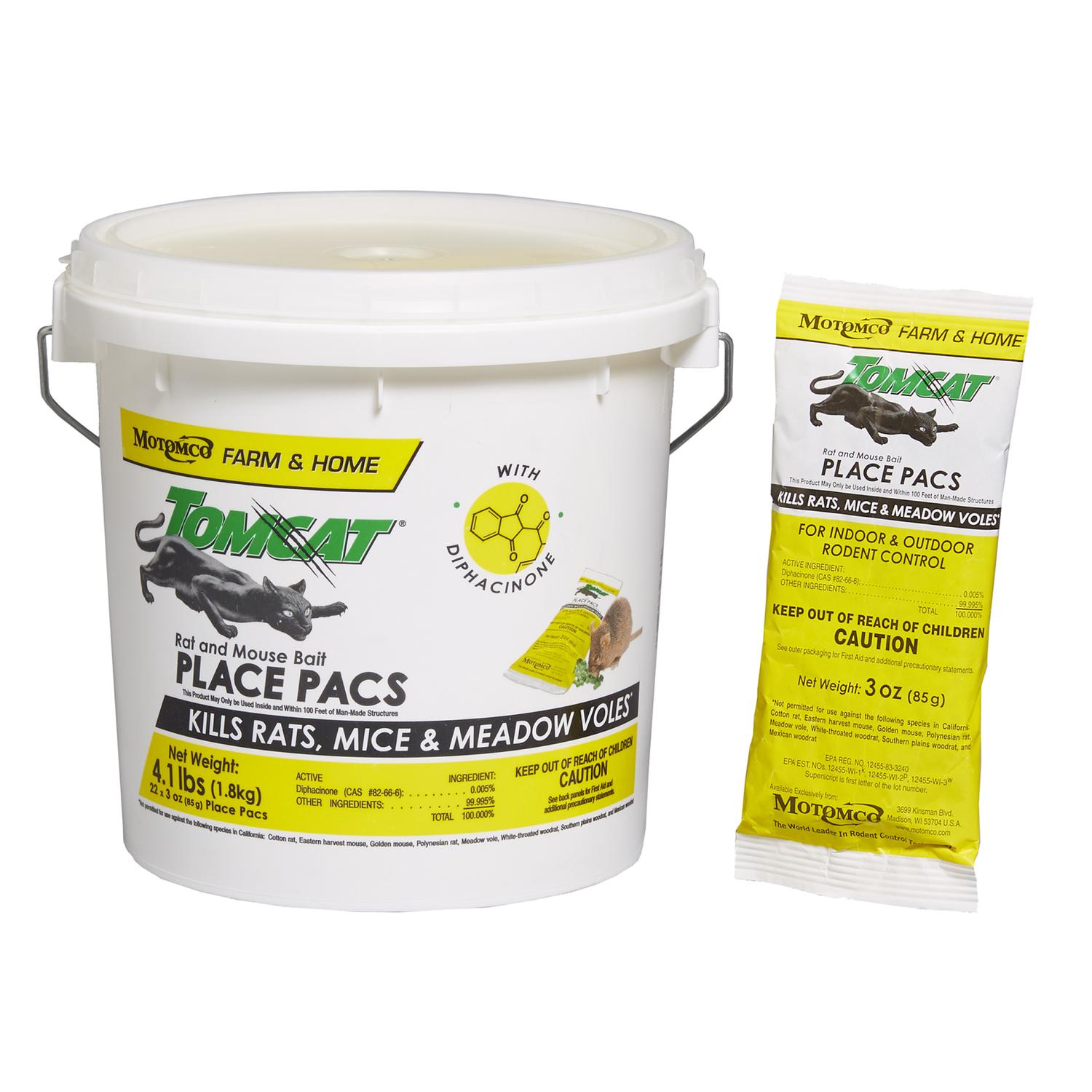 Motomco Tomcat Toxic Bait Station Pellets For Mice and Rats 4.1