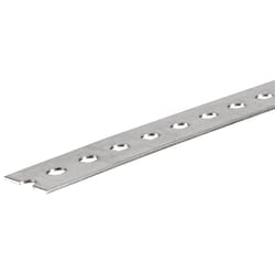 SteelWorks 0.074 in. X 1.38 in. W X 72 in. L Steel Slotted Flat Bar SteelWorks 0.074 in. X 1.38 in. W X 72 in. L Steel Slotted Flat Bar