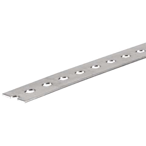 SteelWorks 0.07 in. X 1.38 in. W X 36 in. L Steel Slotted Flat Bar