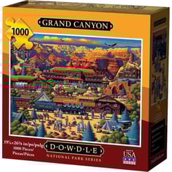 Dowdle Grand Canyon Personal Puzzle Cardboard/Paper Multicolored 1000 pc