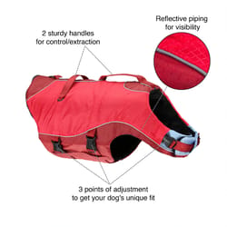 Kurgo Surf N Turf Red Pet Vest Dog Jacket Large