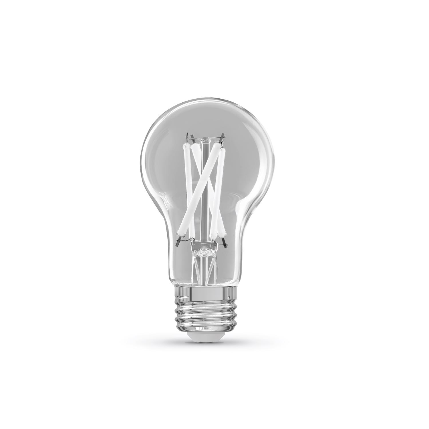 Feit A21 E26 (Medium) Filament LED Bulb Adjustable White 100 Watt Equivalence 2 pk