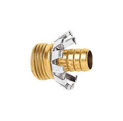 Gilmour 3/4 in. Brass Threaded Male Clinch Coupling