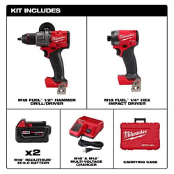 18V Cordless Drill Driver With 2x 1.5Ah Batteries, Fast Charger and 80  Accessories in Storage Case