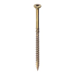 GRK Fasteners R4 No. 10 in. X 3-1/8 in. L Star Flat Head Self Tapping Multi-Purpose Screws