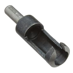 Irwin 3/8 in. X 2 in. L High Carbon Steel Plug Cutter Round Shank 1 pc