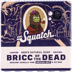 Dr. Squatch Bricc Of The Dead Sandalwood/Vanilla Scent Bar Soap 5 oz 1 pk