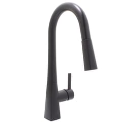 Huntington Brass Ellery One Handle Matte Black Pull-Down Kitchen Faucet