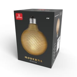 Globe Electric Moderna G40 E26 (Medium) Filament LED Bulb Amber Soft White 40 W 1 pk