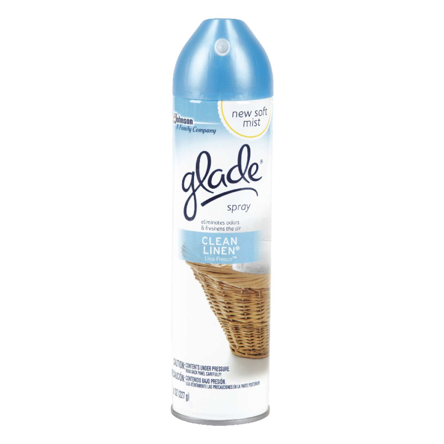 Glade Clean Linen Scent Air Freshener 8 oz Aerosol Ace Hardware