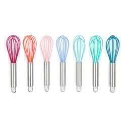 Core Kitchen Assorted Silicone/Stainless Steel Mini Whisk