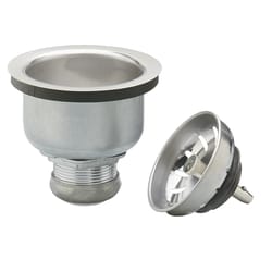 Keeney 3-1/2 in. D Stainless Steel Basket Strainer Assembly