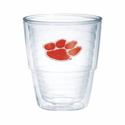 Tervis Collegiate 24 oz Clemson Tigers Paw Clear BPA Free Tumbler