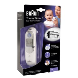 Braun White Ear and Forehead Infrared Thermometer 1 pk