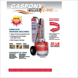 Thoroughbred GasPony PowerFlame Pro Torch Kit Brass 3 pc