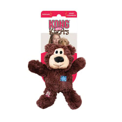Boss Pet Kong Brown Wild Knots Bear Dog Toy M/L 1 pk