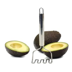 RSVP International Endurance Silver Stainless Steel Avocado Masher