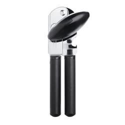 OXO Good Grips Chrome Black/Silver Rubber/Stainless Steel Manual Can Opener