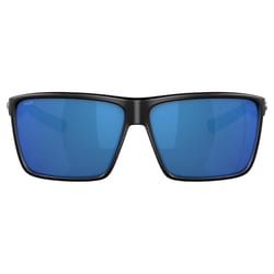 Costa Rincon Unisex Black Frame Blue Lens Polarized Sunglasses