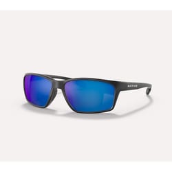 Native Kodiak Unisex Matte Black Frame Blue Lens Polarized Sunglasses