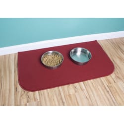 Ritz 36 in. W X 20 in. L Red Floor Mat