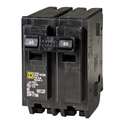 Square D HomeLine 40 amps Surge 2-Pole Circuit Breaker