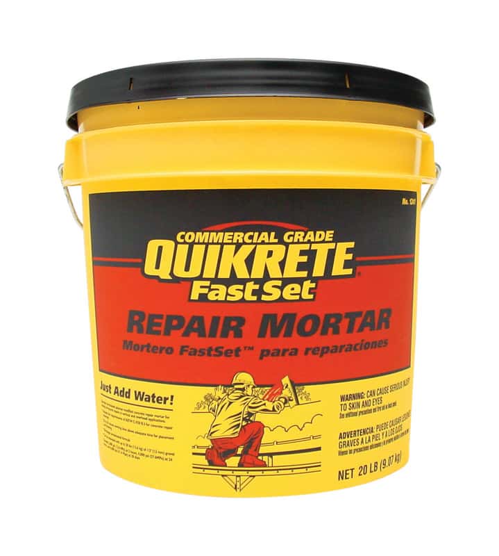 Quikrete Fast Set Repair Mortar 20 lb Gray Ace Hardware
