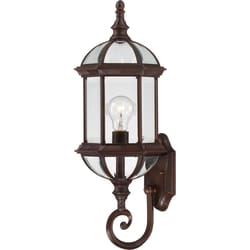 Nuvo Boxwood Textured Bronze Switch Incandescent Lantern Fixture