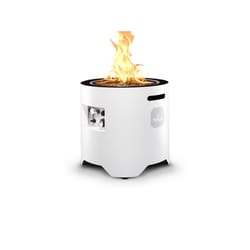Ukiah Voyager 20 in. W Stainless Steel Round Propane Fire Pit with Sound System