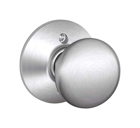 Schlage Plymouth Satin Chrome Privacy Knob Right or Left Handed