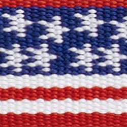 LupinePet Multicolored Stars and Stripes Nylon Dog Step-In Harness