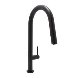 Huntington Brass Cevi One Handle Matte Black Pull-Down Kitchen Faucet