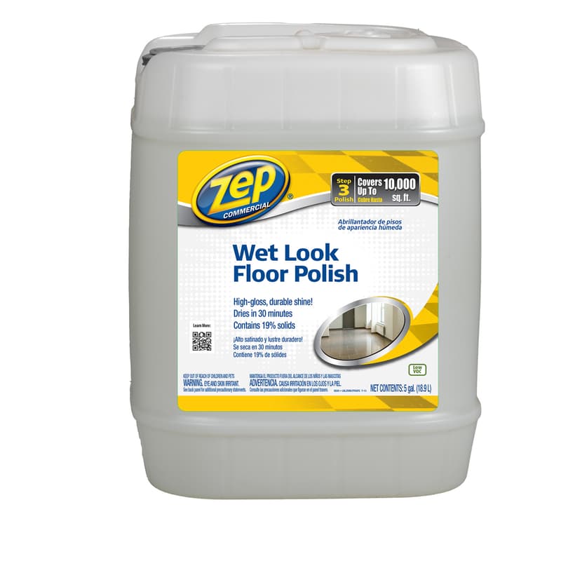 ZEP ZUWLFF5G 5 Gallon Commercial Wet Look Floor Finish