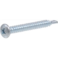 HILLMAN No. 8 Ga. X 1-1/2 in. L Phillips Pan Head Self-Drilling Screws 1 lb 100 pk