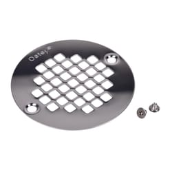 Oatey 3-3/8 in. Polished Chrome Stainless Steel Shower Drain Strainer