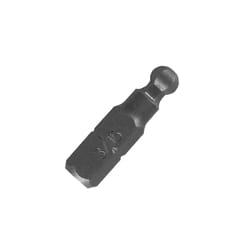 Best Way Tools Ball Hex 3/16 in. X 1 in. L Insert Bit Carbon Steel 1 pc