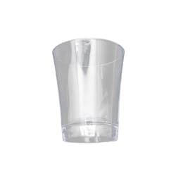 BarY3 2 oz Clear Polypropylene Disposable Shot Glass