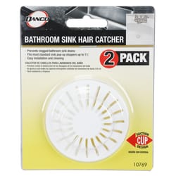 Danco 1-1/2 in. White Rubber Hair Snare Drain Cover