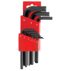 Performance Tool Project Pro Metric L-Handle Hex Key Set 9 pc