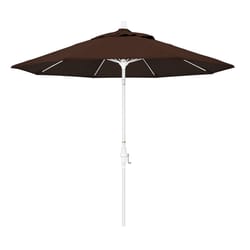 California Umbrella Sun Master Series 9 ft. Tiltable Bay Brown Market Umbrella