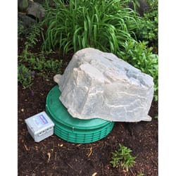 DekoRRa Products Gray Polyethylene 15 in. H X 34 in. L X 32 in. W Fieldstone Outdoor Decoration