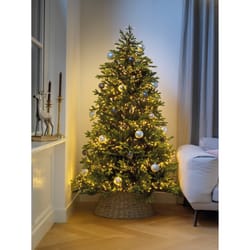 Everlands Gray Willow Tree Ring Indoor Christmas Decor 12 in.