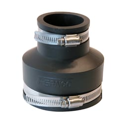 Fernco Schedule 40 3 in. Hub X 1-1/2 in. D Hub PVC Flexible Coupling 1 pk