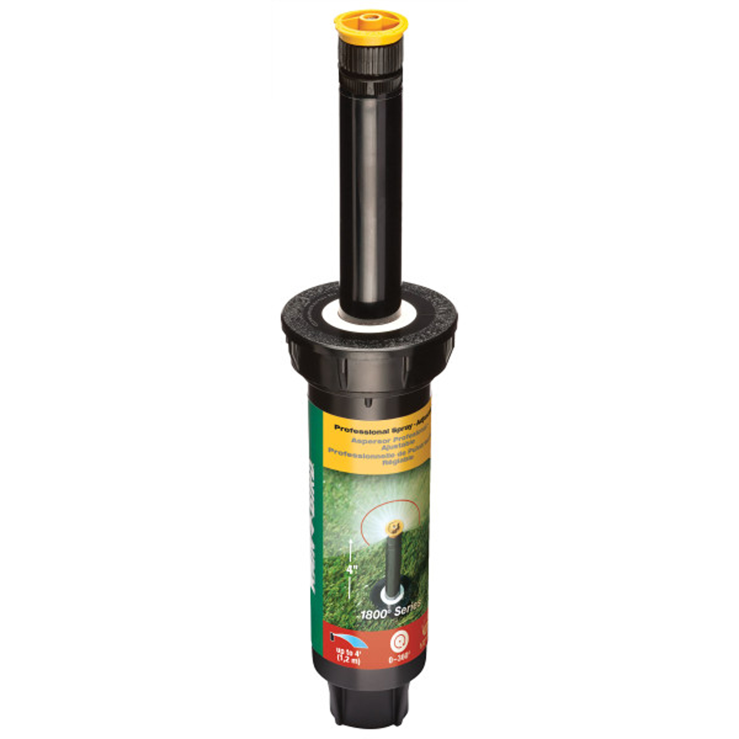 Photos - Garden Sprinkler Rain Bird 1800 Series 4 in. H Adjustable Pop-Up Sprinkler 1804AP4 